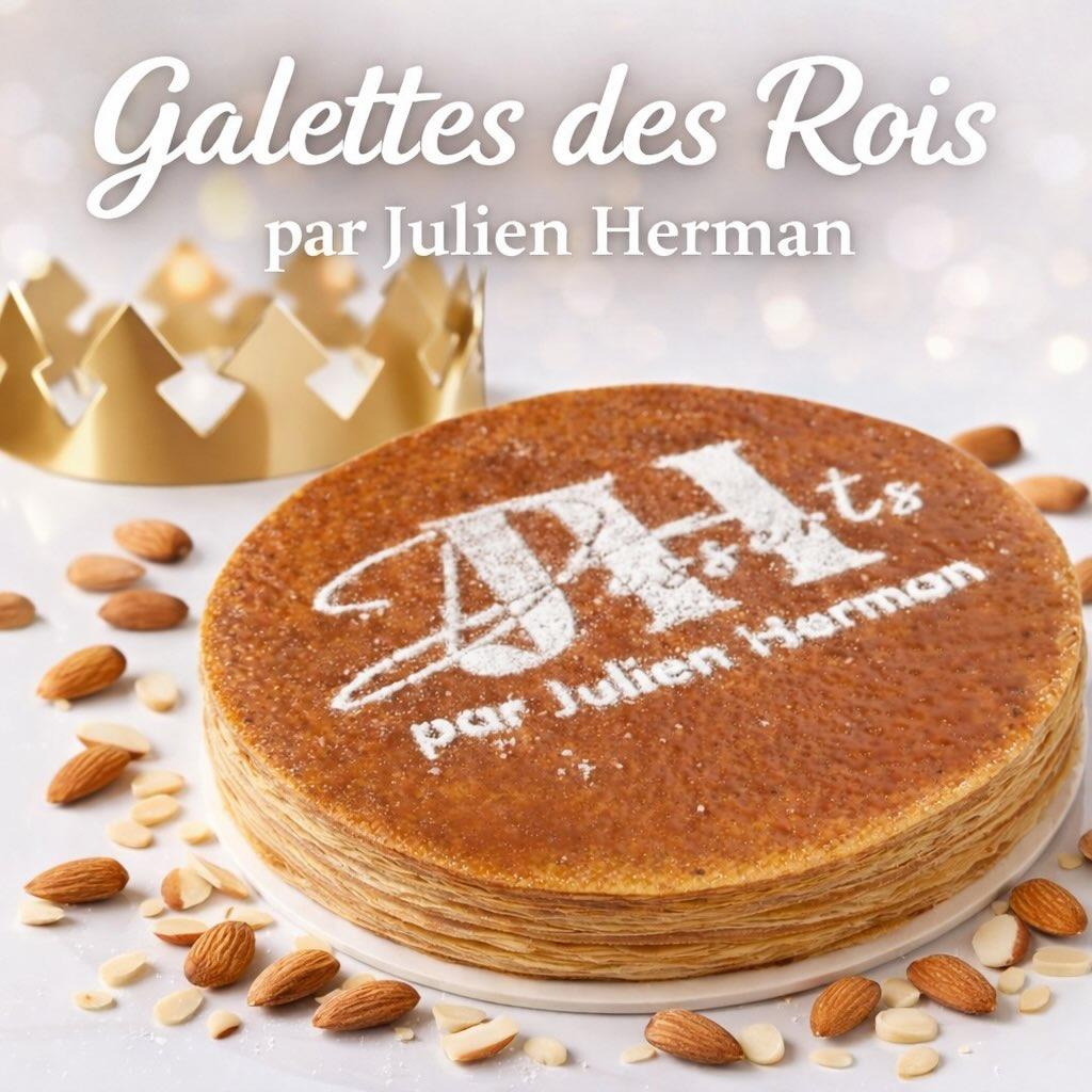 Galette des rois frangipane 2025, julien herman, pâtisserie au Mans